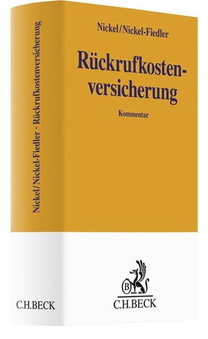 ISBN 9783406716393: Rückrufkostenversicherung – Kommentar zu den Besonderen Bedingungen und Risikobeschreibungen für die Rückrufkosten-Haftpflichtversicherung