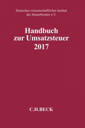 ISBN 9783406716478: Handbuch zur Umsatzsteuer 2017