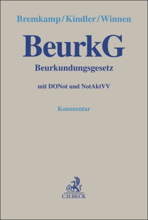 gebrauchtes Buch – Till Bremkamp – BeurkG: mit DONot und NotAktVV