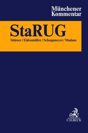 ISBN 9783406768255: Münchener Kommentar StaRUG - §§ 1-102 StaRUG, Anhänge