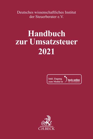 ISBN 9783406783647: Handbuch zur Umsatzsteuer 2021