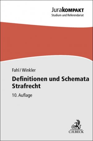 ISBN 9783406819414: Definitionen und Schemata Strafrecht