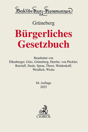 ISBN 9783406820007: Bürgerliches Gesetzbuch