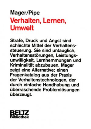 ISBN 9783407170026: Verhalten, Lernen, Umwelt