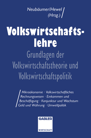 ISBN 9783409134743: Volkswirtschaftslehre