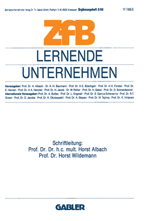 ISBN 9783409137966: Lernende Unternehmen