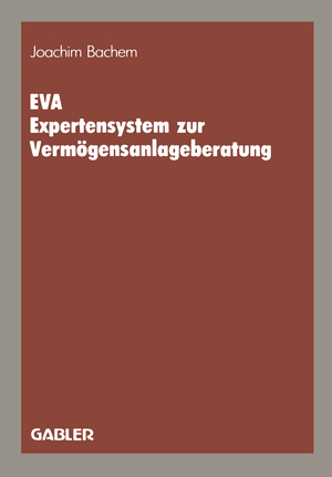 ISBN 9783409141093: EVA Expertensystem zur Vermögensanlageberatung