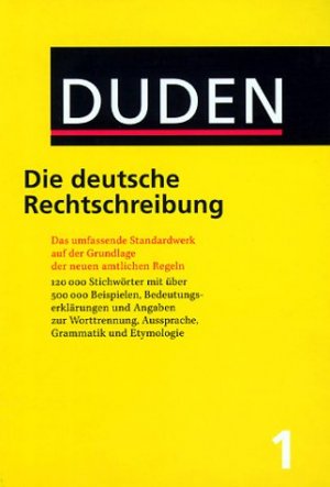 ISBN 9783411040124: Duden - Die deutsche Rechtschreibung – Das umfassende Standardwerk auf der Grundlage der neuen amtlichen Regeln