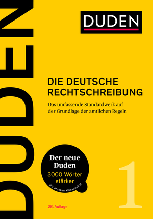 gebrauchtes Buch – Dudenredaktion – Duden - die deutsche Rechtschreibung - auf der Grundlage der aktuellen amtlichen Rechtschreibregeln