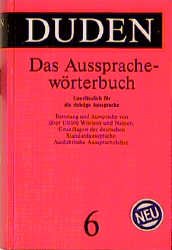 ISBN 9783411040643: Der Duden, 12 Bde., Band 6, Duden Aussprachewörterbuch