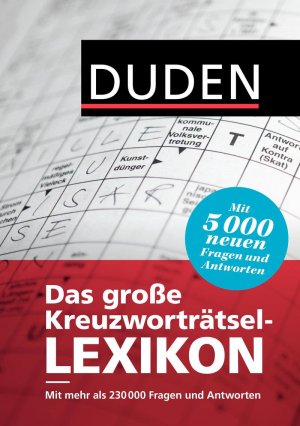 gebrauchtes Buch – Dudenredaktion – Duden - Das große Kreuzworträtsel-Lexikon: Mit mehr als 230.000 Fragen und Antworten (Duden Rätselbücher)