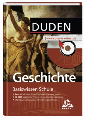 gebrauchtes Buch – Gutjahr Hans-Joachim – Duden Geschichte. Basiswissen Schule. Mit zahlreichen Abbildungen. Mit CD-ROM.