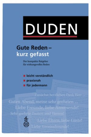 ISBN 9783411722419: Duden - Gute Reden - kurz gefasst