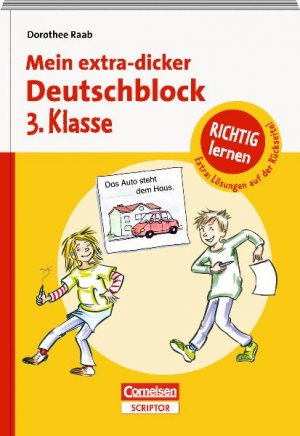 ISBN 9783411860364: RICHTIG lernen - Mein extra-dicker Deutschblock 3. Klasse