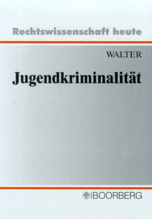 ISBN 9783415022935: Jugendkriminalität