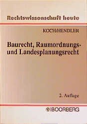 ISBN 9783415027763: Baurecht - Raumordnungs- und Landesplanungsrecht