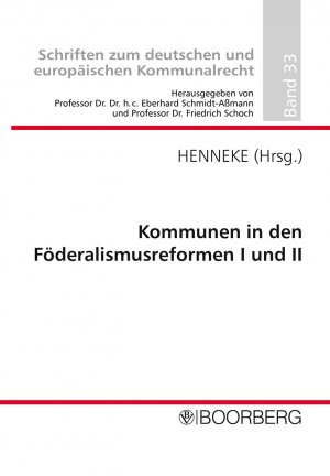 ISBN 9783415040984: Kommunen in den Föderalismusreformen I und II – Professorengespräch 2008 des Deutschen Landkreistages am 4./5. März 2008 im Kreis Segeberg