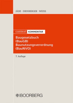 ISBN 9783415051188: Baugesetzbuch (BauGB) Baunutzungsverordnung (BauNVO): context KOMMENTAR Jäde, Henning; Dirnberger, Franz and Weiß, Josef