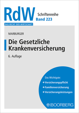 ISBN 9783415067691: Die Gesetzliche Krankenversicherung