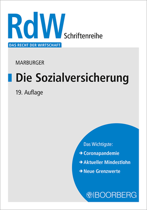 ISBN 9783415072169: Die Sozialversicherung