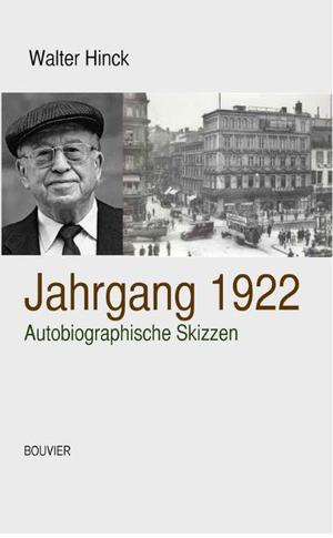 ISBN 9783416033459: Jahrgang 1922