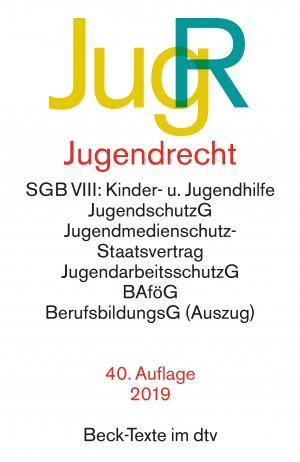 ISBN 9783423050081: JugR - Jugendrecht: SGB VIII: Kinder- u. Jugendhilfe, JugendschutzG, Jugendmedie