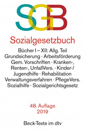 gebrauchtes Buch – Sozialgesetzbuch, mit Sozialgerichtsgesetz: Bücher I-XII: Allg. Teil, Grundsicherung, Arbeitsförderung, Gem. Vorschriften, Kranken-, Renten-, ... u. Thorsten Kingreen (Beck-Texte im dtv)