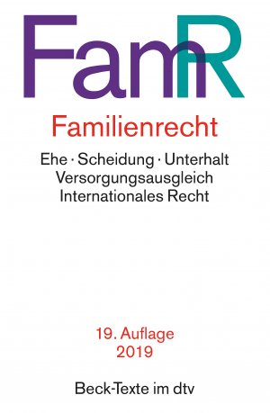 ISBN 9783423055772: Familienrecht - Rechtsstand: 1. Februar 2019