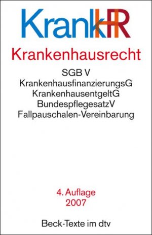 ISBN 9783423057639: Krankenhausrecht