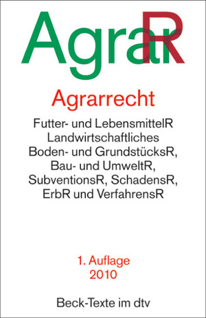 ISBN 9783423057806: Agrarrecht AgrarR