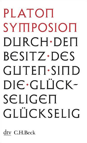 ISBN 9783423345217: Symposion Das Gastmahl