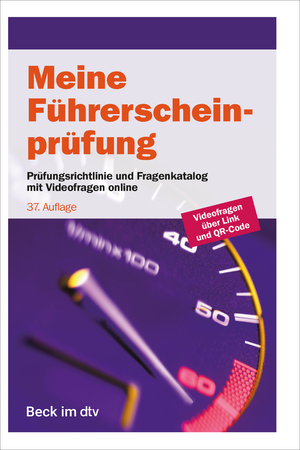 gebrauchtes Buch – Dr. Stefan Derpa – Meine Führerscheinprüfung: Prüfungsrichtlinie mit allen Prüfungsfragen nebst richtigen Antworten für die Fahrerlaubnisprüfung (Klassen A, A1, A2, AM, ... Prüfung zum Führen von Mofas (Beck im dtv)