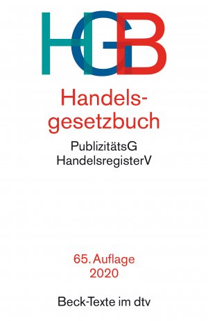 ISBN 9783423530460: Handelsgesetzbuch HGB - mit Einführungsgesetz, Publizitätsgesetz und Handelsregisterordnung