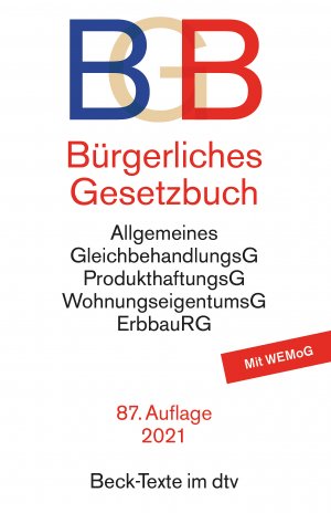 ISBN 9783423530866: Bürgerliches Gesetzbuch