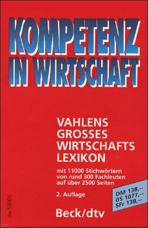 gebrauchtes Buch – Beck/dtv – Vahlens grosses Wirtschaftslexikon