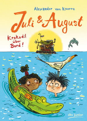 ISBN 9783423762489: Juli und August – Krokodil über Bord