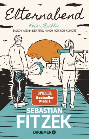 gebrauchtes Buch – Sebastian Fitzek – Elternabend - kein Thriller (auch wenn der Titel nach Horror klingt) & Auris  2 Bücher