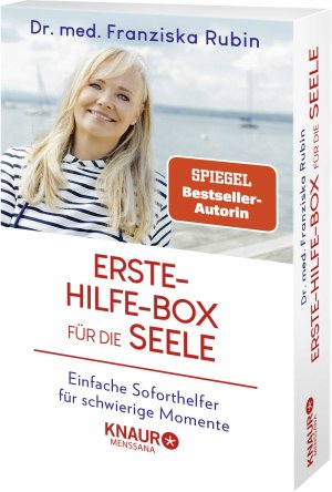 ISBN 9783426659137: Die Erste-Hilfe-Box für die Seele - Einfache Soforthelfer für schwierige Momente. Set mit 21 Karten und Begleitbuch