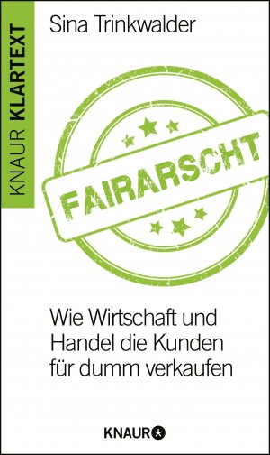 neues Buch – Sina Trinkwalder – Fairarscht