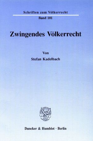 ISBN 9783428075522: Zwingendes Völkerrecht.