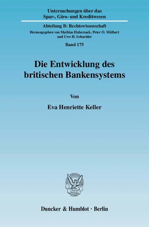 ISBN 9783428126163: Die Entwicklung des britischen Bankensystems.