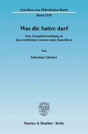 ISBN 9783428126699: Was die Satire darf.