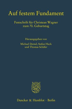 ISBN 9783428140145: Auf festem Fundament. - Festschrift für Christean Wagner zum 70. Geburtstag.