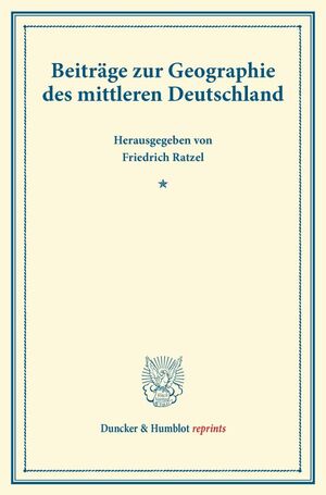 ISBN 9783428170623: Beiträge zur Geographie des mittleren Deutschland. - Hrsg. im Auftrage des Vereins für Erdkunde und der Carl Ritter-Stiftung. (Wissenschaftliche Veröffentlichungen des Vereins für Erdkunde zu Leipzig, Band IV).