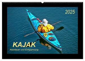 ISBN 9783435592982: Kajak - Abenteuer und Entspannung (Wandkalender 2025 DIN A2 quer), CALVENDO Monatskalender