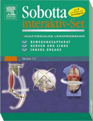 ISBN 9783437414473: Sobotta interaktiv-Set: Bewegungsapparat, Nerven und Sinne, Innere Organe, Version 1.5 Putz, Reinhard and Pabst, Reinhard