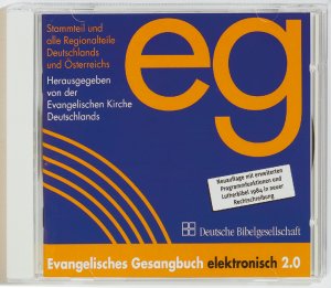 ISBN 9783438019110: Evangelisches Gesangbuch elektronisch 2.0: Die evangelischen Gesangbücher Deutschlands und Österreichs mit allen Regionalteilen. Text der Lutherbibel ... Hrsg. v. d. Evangel. Kirche Deutschlands