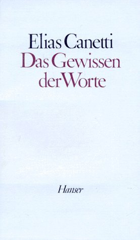 ISBN 9783446138629: Das Gewissen Der Worte: Essays - signiert