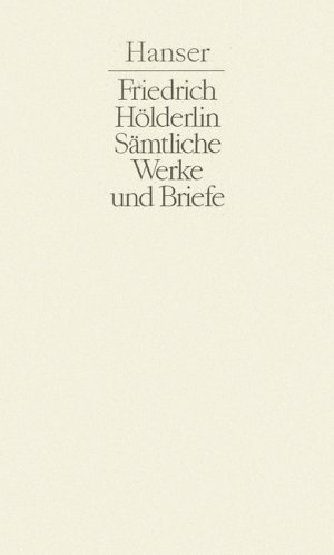 ISBN 9783446170674: Sämtliche Werke und Briefe. Hrsg. von M. Knaupp.  3 Bde. (=Alles).