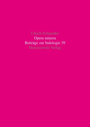 ISBN 9783447047005: Opera minora